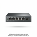 Omada 5-Port 2.5GBASE-T Easy Managed Switch with 1 10GE SFP+ Slot