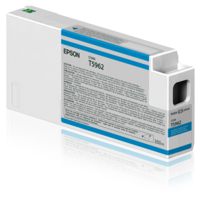 T596200 EPSON ULTRACHROME HDR CYAN  350ML, STYLUS PRO 7700/7