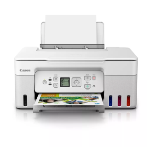 Canon 5805C023 PIXMA G3270 White All-in-One Wireless MegaTank Printer – High-Volume 6,000 Page Yield