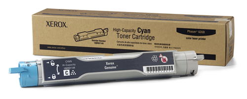 106R01144 PHASER 6350 CYAN HIGH CAPACITY TONER CARTRIDGE
