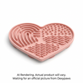 Blush Pink Heart Enrichment Snuffle Mat