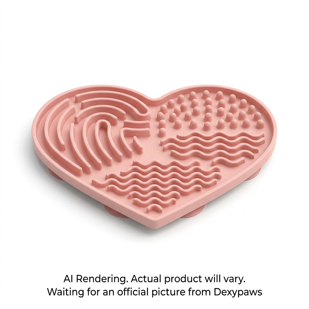 Blush Pink Heart Enrichment Snuffle Mat