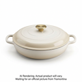 Tramontina 4Qt Cov Braiser-Ci-Pe-Wht-Ssg