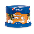 Verbatim DVD-R 4.7G 16X VRB AZO WHT IJ BH 50PK SP