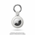AirTag Snap Ring Keyring White