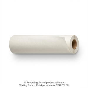 Paper sketch 18''x50yd roll white 3T