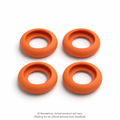 AirTag Secure Dock Electric Orange (4 Pack)