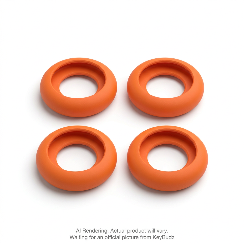 AirTag Secure Dock Electric Orange (4 Pack)