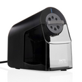 X-ACTO Pencil Sharpener, School Pro Electric Pencil Sharpener, With Six Size Dial, XL Shavings Bin, Black, 1 Count