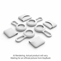 AirTag Secure Dock White (4 Pack)
