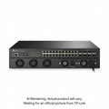 Omada 24-PortGigabit Stackable L3 Managed PoE+ Switch with 4 10GE SFP+ Slots