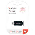 Verbatim Plectra USB-C Flash Drive Black 256GB
