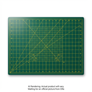 OLFA RM-SG-01 18" x 24" Double Sided Rotary Mat, Green