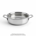 Tramontina Signature 3 Quart Tri-Ply Clad Stainless Steel Covered Braiser