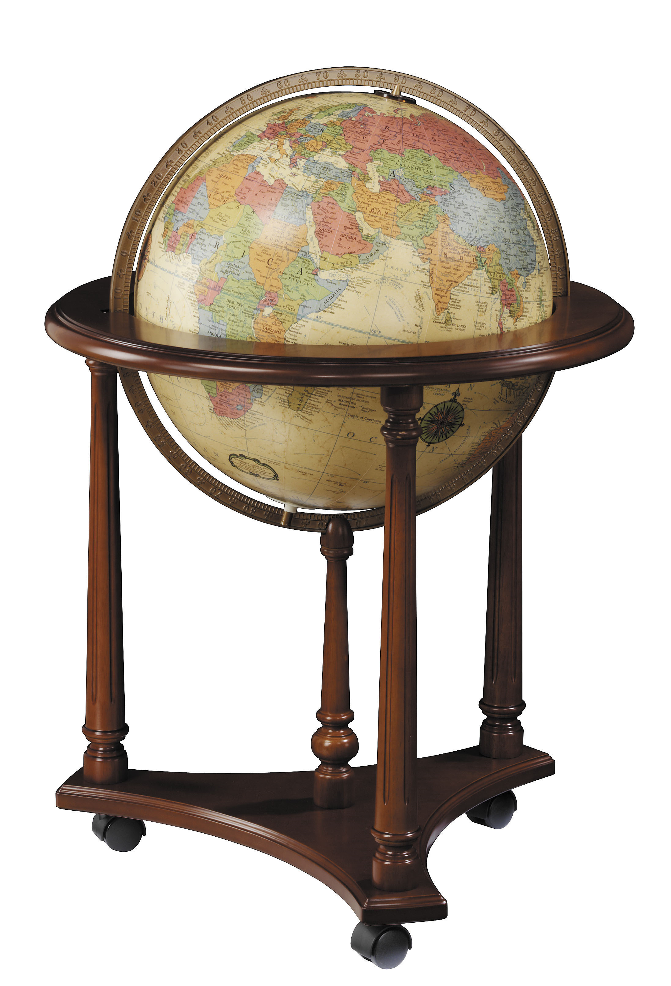 Lafayette 16"/40.5 Cm Antique Illuminated Floor Heirloom (English) - Ships in 2 boxes