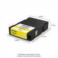 EPSON T13S DURABrite Pro Standard Capacity Yellow Ink Cartridge / EM-C7100, EP-C7000