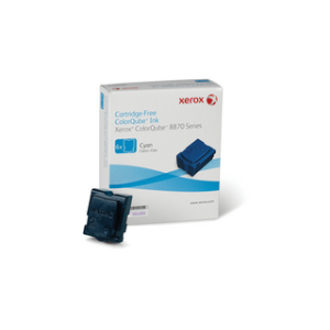 108R00950 Xerox Colorqube Ink Cyan, Colorqube 8870 (6 Sticks), North America For 8880 Colorqube