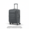 Bugatti Amsterdam SLG9824BU Water-Resistant Softside Luggage – 24" AirTag Ready Grey