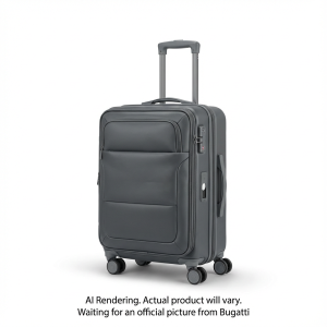 Bugatti Amsterdam SLG9824BU Water-Resistant Softside Luggage – 24" AirTag Ready Grey