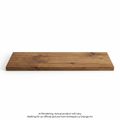 Solid Wood Shelf 36"L x 10"D x 1" T Medium Walnut