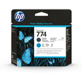 HP 774 Mte Black/Cyan Printhead