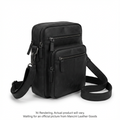 Mancini leather briefcase