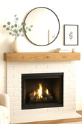 Floating Beam Fireplace Mantel 72 x 5 x 7 Honey