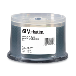 Verbatim CDR 80/700 52X WL UL GLD B HUB 50PK SP