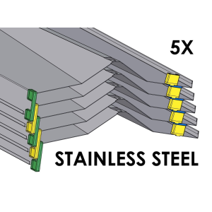 (CUSMA form attached) Rakabot Titan 5x shelves of 47 inches wide STAINLESS 304 #4