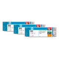 HP 91 Light Gray 3 Pack Ink Cartridge