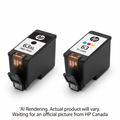 HP 63 Clr/63XL Blk Ink Crtg Combo 2-Pk
