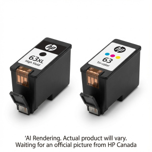 HP 63 Clr/63XL Blk Ink Crtg Combo 2-Pk